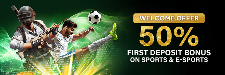 Welcome Bonus 50% On Sports & E-Sports