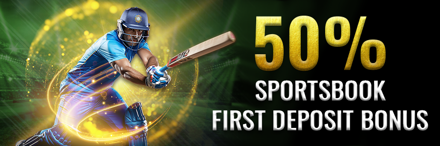 50% Sportsbook First Deposit Bonus