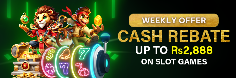 Weekly Rebate Up To 2,888 PKR On Slot Games
