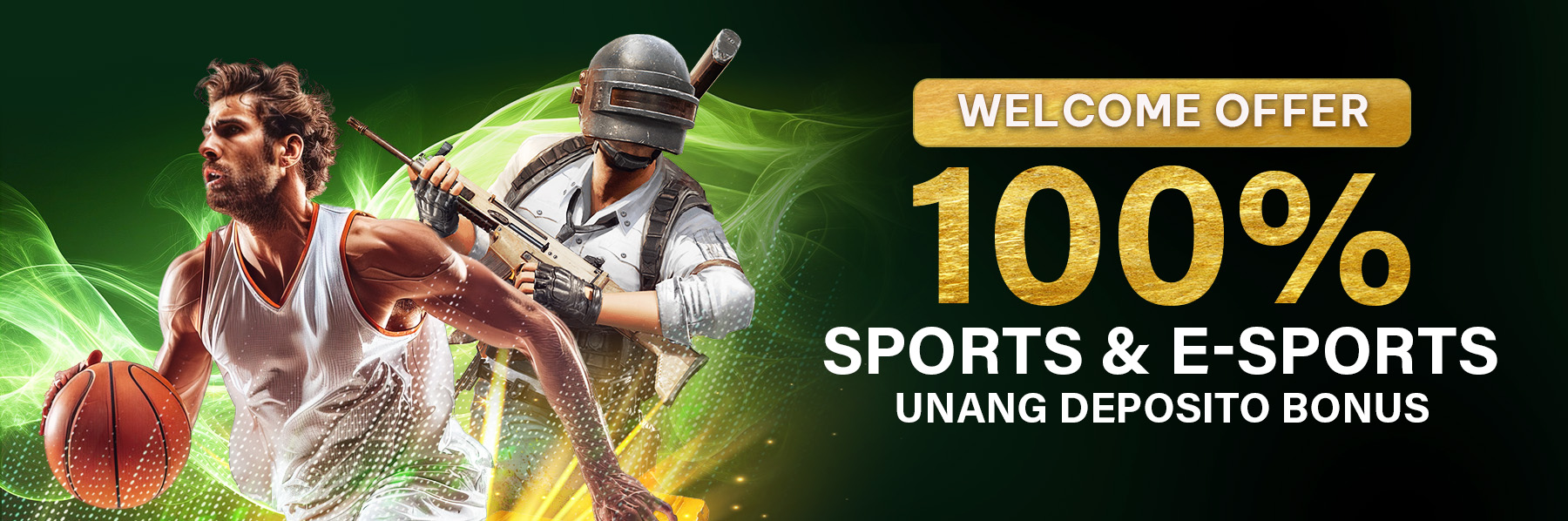 100% Sports & E-Sports First Deposit Bonus